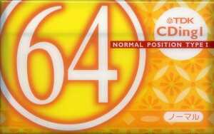 TDK CDingI 64 обычный позиция CD1-64L цвет дизайн кассета нераспечатанный новый товар страна происхождения день шт. комплект . Thai Land 