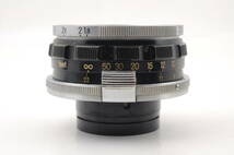 ニコン Nikon W-NIKKOR 3.5cm 35mm f1.8 Sマウント 日本光学 Nippon Kogaku MF 一眼カメラレンズ 管K6549_画像2