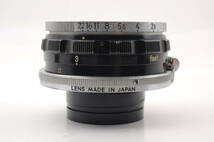 ニコン Nikon W-NIKKOR 3.5cm 35mm f1.8 Sマウント 日本光学 Nippon Kogaku MF 一眼カメラレンズ 管K6549_画像3