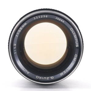 オリンパス OLYMPUS OM-SYSTEM G.ZUIKO AUTO-S 55mm f1.2 MF 一眼カメラレンズ 管K6659の画像6