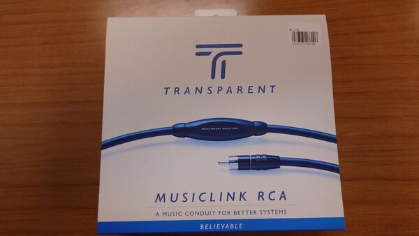 【新品・未使用】TRANSPARENT MUSICLINK RCA 0.5m ML.5 トランスペアレント AXISS アクシス