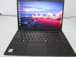 【中古】lenovo X1 Carbon GEN8　2020 Corei-７ 20U9、FHD(1920×1080）