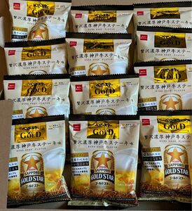 ゴールドスター ベビースターGOLD 贅沢濃厚神戸牛ステーキ味　12個