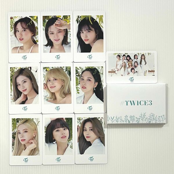 TWICE フォトカードセット（全メンバー10枚入り）#TWICE3