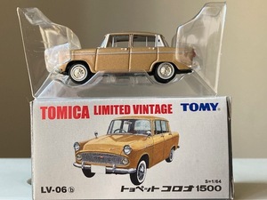 ＴＯＭＩＣＡ　ＴＬＶ　トミカリミテッドヴィンテージ　ＬＶ－０６ｂ　トヨペット　コロナ　１５００　１／６４