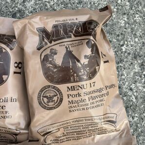 アメリカ軍 戦闘糧食 MRE 米軍放出品 製造年不明 コレクション  4個セットの画像3