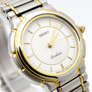 《美品》SEIKO Exceline 腕時計 ゴールド レディース ドレス s の画像4