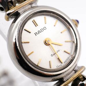 《希少》RADO 腕時計 シルバー ブレスレット ヴィンテージ レディース fの画像4