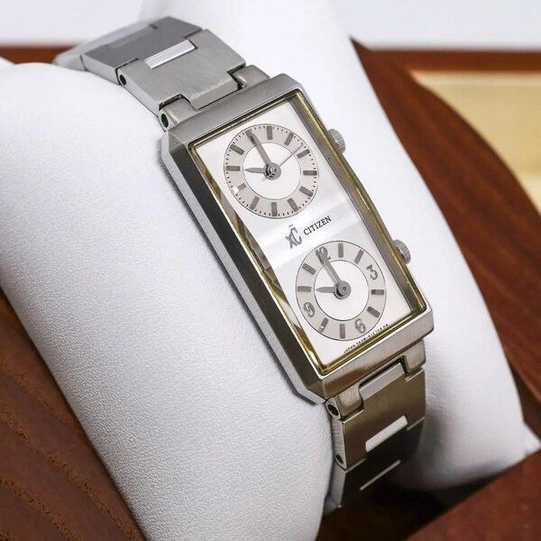 ◆美品 稼働 CITIZEN XC 腕時計 デュアルタイム レディース 新品電s