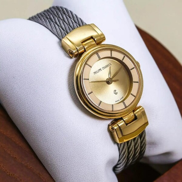 ◆美品 稼働 フィリップ・シャリオール 腕時計 スイス製 レディース c