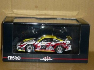 EBBRO 1/43 WHITE LIGHTING RACING PORSCHE 911 GT3 RSR 白