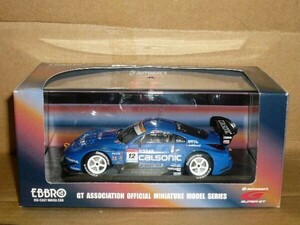 ☆1/43 EBBRO SUPER GT2005 CALSONIC IMPUL Z No.12 青