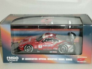 ☆1/43 EBBRO SUPER GT 2005 XANAVI NISMO Z MALAYSIA 銀/赤 No.1