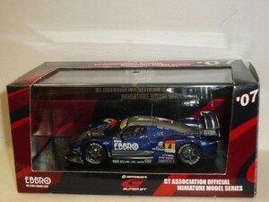 ☆1/43 EBBRO SUPER GT300 EBBRO VEMAC 350R No.4 青/銀