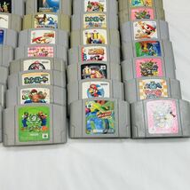 未検品 現状品 Nintendo 64 ニンテンドー64 ソフト 大量 まとめ 約57本 ゲームソフト マリオパーティ ヨッシー ゼルダ ポケモン 箱_画像2