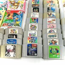 未検品 現状品 Nintendo 64 ニンテンドー64 ソフト 大量 まとめ 約57本 ゲームソフト マリオパーティ ヨッシー ゼルダ ポケモン 箱_画像5