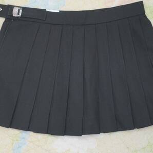 高校 中学 制服 黒 ミニスカート W63-26 夏の画像2