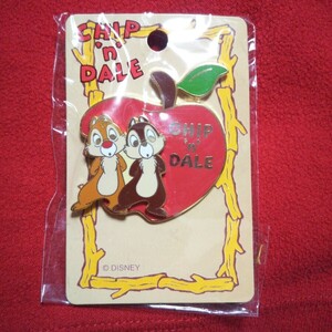 Disney pin◆ディズニー チップ&デール ピンバッジ◆中古品 ◆未使用 パッケージに経年あり