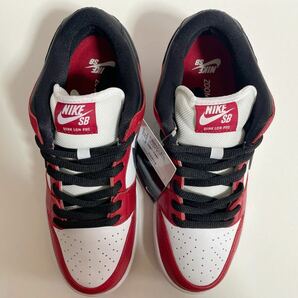 NIKE SB DUNK LOW PRO J-PACK Chicago Varsity Red and White BQ6817-600 size USA8 26cm新品 黒タグ付き （SNKRS購入品）の画像2