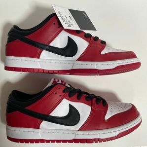 NIKE SB DUNK LOW PRO J-PACK Chicago Varsity Red and White BQ6817-600 size USA8 26cm新品 黒タグ付き （SNKRS購入品）の画像4