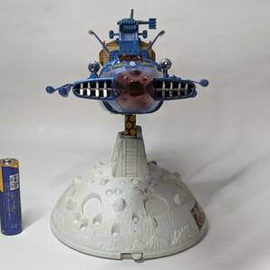 タカトク 宇宙海賊キャプテンハーロック 光る!! デラックス アルカディア号 超合金 当時物 台座付属 ジャンク 3673の画像2