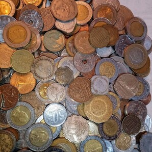 402 1円～ 世界各国混合コイン 古銭 4.10kgの画像9