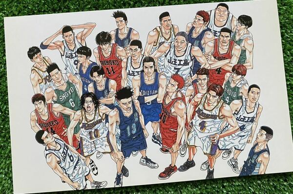 【額装品】スラムダンク　SLAM DUNK 井上雄彦　ポストカード　TAKEHIKO INOUE 検)セル画　原画　イラスト