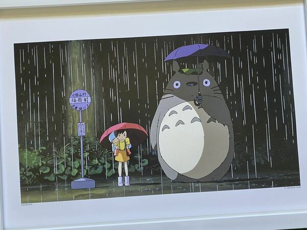 【額装品】ジブリ　となりのトトロ ポスター　宮崎駿　カレンダー　2021年　STUDIO GHIBLI 検)セル画　原画　ポストカード　イラスト