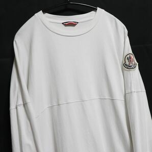 希少【moncler モンクレール】MAGLIA T-SHIRT M/LUNGA ロゴ 長袖 カットソー Tシャツ/genius シャツの画像3