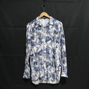  Trend [no-idno- I ti]botanikaru resort pattern / aloha shirt pattern shirt / shirt long sleeve shirt 