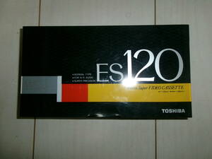 VHS Toshiba video cassette tape ES120