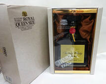 ★ 未開栓 サントリー ローヤル SUNTORY ROYAL SR クイーンサイズ 1000ml 43% ウイスキー 箱付き 古酒 1リットル ★_画像1