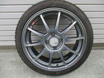 ★☆SSRIII GTV02 17×7J 4H/100 +50 ナンカン 195/45R17 85H 2020年製 1本 アルミホイールセット 送料込 T38960319☆★_画像1