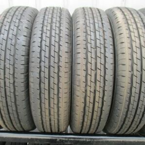 ★☆155/80R14 88/86N LT ダンロップ SP175L 2019年製 4本 新車外し 送料込 T39310401☆★インボイス領収書発行可能の画像1