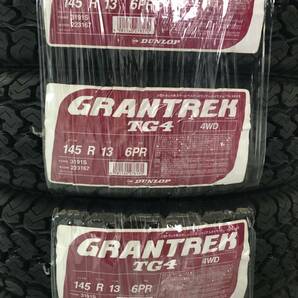 ダンロップ グラントレック TG4 145R13 6PR DUNLOP GRANTREK 4本セット 沖縄/離島除き全国一律 ⑧の画像1