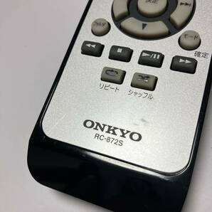 【赤外線の確認済み】ONKYO オンキヨー RC-872S オーディオ リモコン の画像7