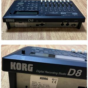 【通電の確認済み】KORG D8 コルグ ジャンク Digital Recording Studio マルチトラックレコーダー 本体のみの画像9