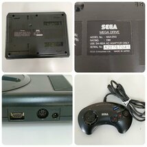 SEGA メガドライブ 本体 セガ HAA-2510 コントローラー レトロゲーム機 MEGA DRIVE 昭和 ヴィンテージ ジャンク 現状品 digjunkmarket_画像9