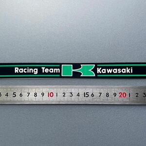 kawasaki racing team ヘルメットシールド用ステッカー　未使用 当時物　1980年代　デッドストック ビンテージ