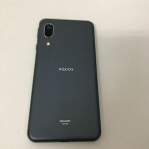 【1円スタート】シャープ au AQUOS sense3 basic SHV48 ブラックの画像3