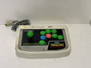 【SEGA セガサターン SS アーケードコントローラー バーチャスティック 本体 HSS-0136 SATURN VIRTUA STICK コントローラー】