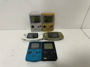 【任天堂 GB GBA 初代 ゲームボーイ ゲームボーイアドバンス ゲームボーイカラー ゲームボーイポケット 本体 まとめ 6台セット ジャンク】