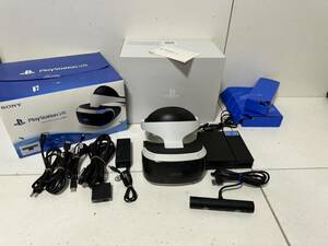 【SONY PS4 PSVR CUH-ZVR1 CUHJ-16001 本体 カメラ プロセッサーユニット ACアダプタ ケーブル】【簡易チェック/通電起動確認済み】