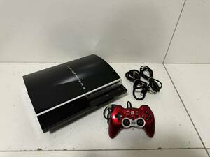 【ソニー PS3 本体セット FW 4.90/ 高容量HDD 250GBへ換装済み】CECHL00【動作確認済み】クリアブラック コントローラー