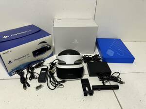 【SONY PS4 PSVR CUH-ZVR2 CUHJ-16003 本体 カメラ プロセッサーユニット ACアダプタ ケーブル】【簡易チェック/通電起動確認済み】