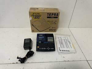 【キングジム 漢字ラベルライター テプラ プロ TEPRA PRO SR210 本体 アダプタ】