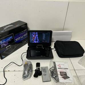 【GREEN HOUSE GHV-PDV900K 本体 9インチ ポータブルDVDプレイヤー アダプタ】の画像1