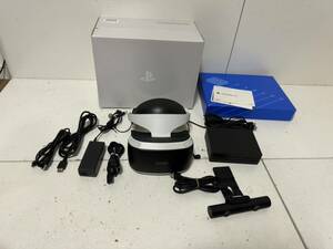 【SONY PS4 PSVR CUH-ZVR2 CUHJ-16003 本体 カメラ プロセッサーユニット ACアダプタ ケーブル】【簡易チェック/通電起動確認済み】