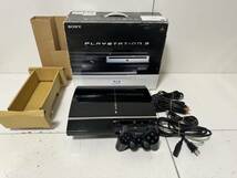 【SONY PS2対応機種 ハイスペック PS3 本体セット【高容量HDD 250GBへ換装済み】CECHA00 純正コントローラー PS3最上位モデル 】_画像1