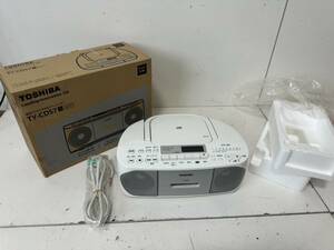 【TOSHIBA TY-CDS7 本体 東芝 CDラジオカセットレーコーダー CDラジカセ オーディオ機器】